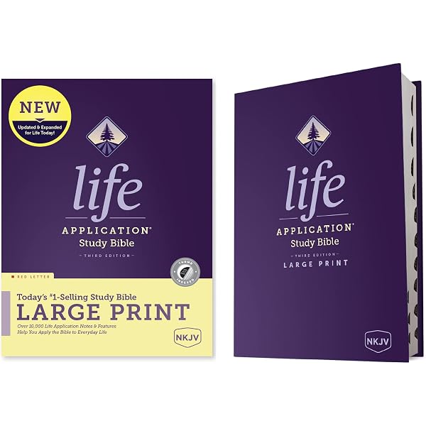 NKJV Life Application Study Bible, Third Edition, Large Print